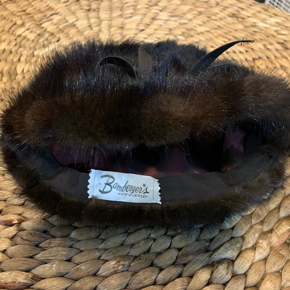 Vintage Bamburger’s Brown Mink Hat - Picture 7 of 8